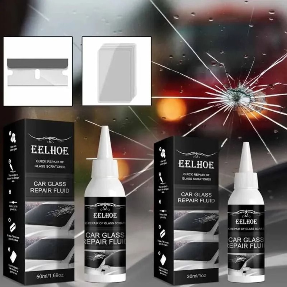 Car Windshield Repair Kit Quick Fix Glue For Glass Cracks 5