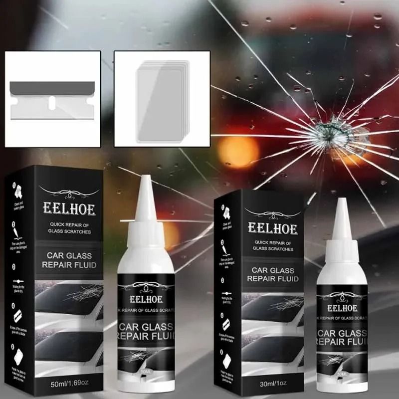 Car Windshield Repair Kit Quick Fix Glue For Glass Cracks 5