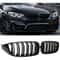 BMW 4 Series F32 F33 F36 Gloss Black Double Slat Front Kidney Grille Replacement 0
