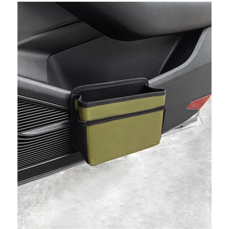Car Seat Back Hanging Storage Bag With Compact Side Organizer 8
