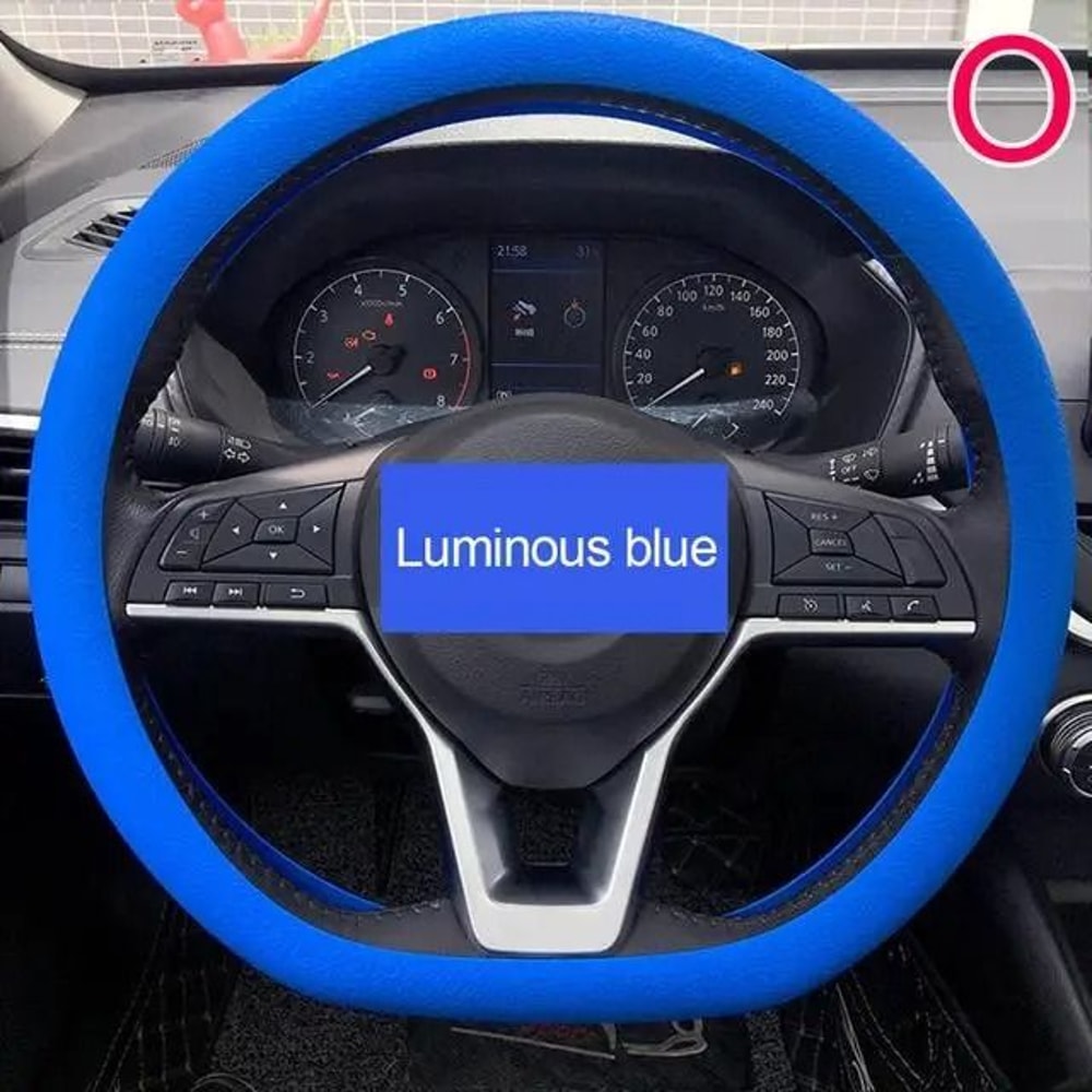 Universal Silicone Steering Wheel Cover With Soft Grip Texture 20