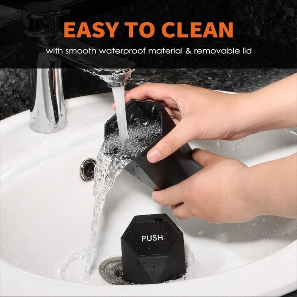 Portable Car Trash Can With Lid Leakproof Mini Garbage Bin 4