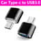 Type C To USB A Mini Charging Adapter For Car Use 0