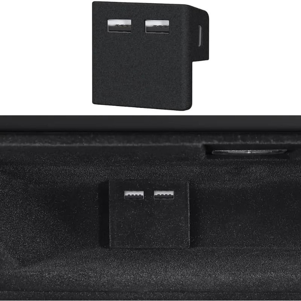 Tesla Model 3 And Model Y Glove Box USB Hub Docking Station 5