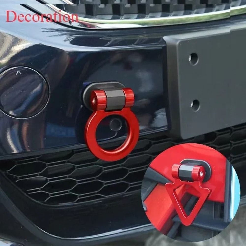 Decorative Car Tow Hook Style Trailer Ring Racing Look 1