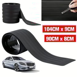 universal car trunk door sill protector rear bumper guard strip