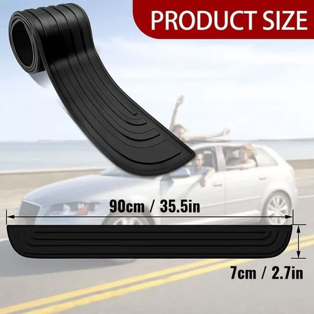 Universal Car Trunk Door Sill Protector Rear Bumper Guard Strip 6