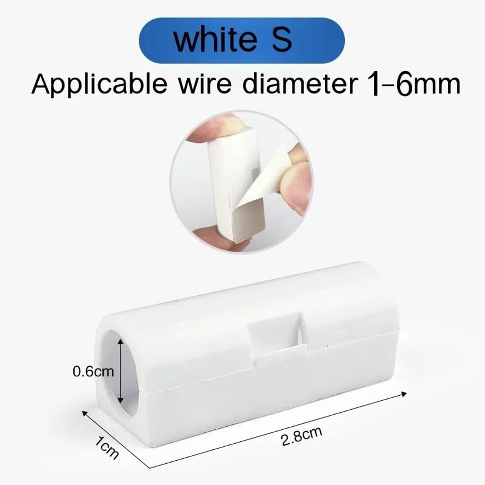 Cable Organizer Clips Wire Management Cord Holder Set 9