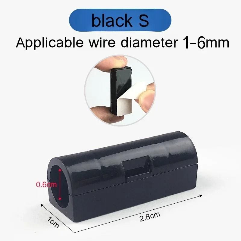 Cable Organizer Clips Wire Management Cord Holder Set 12