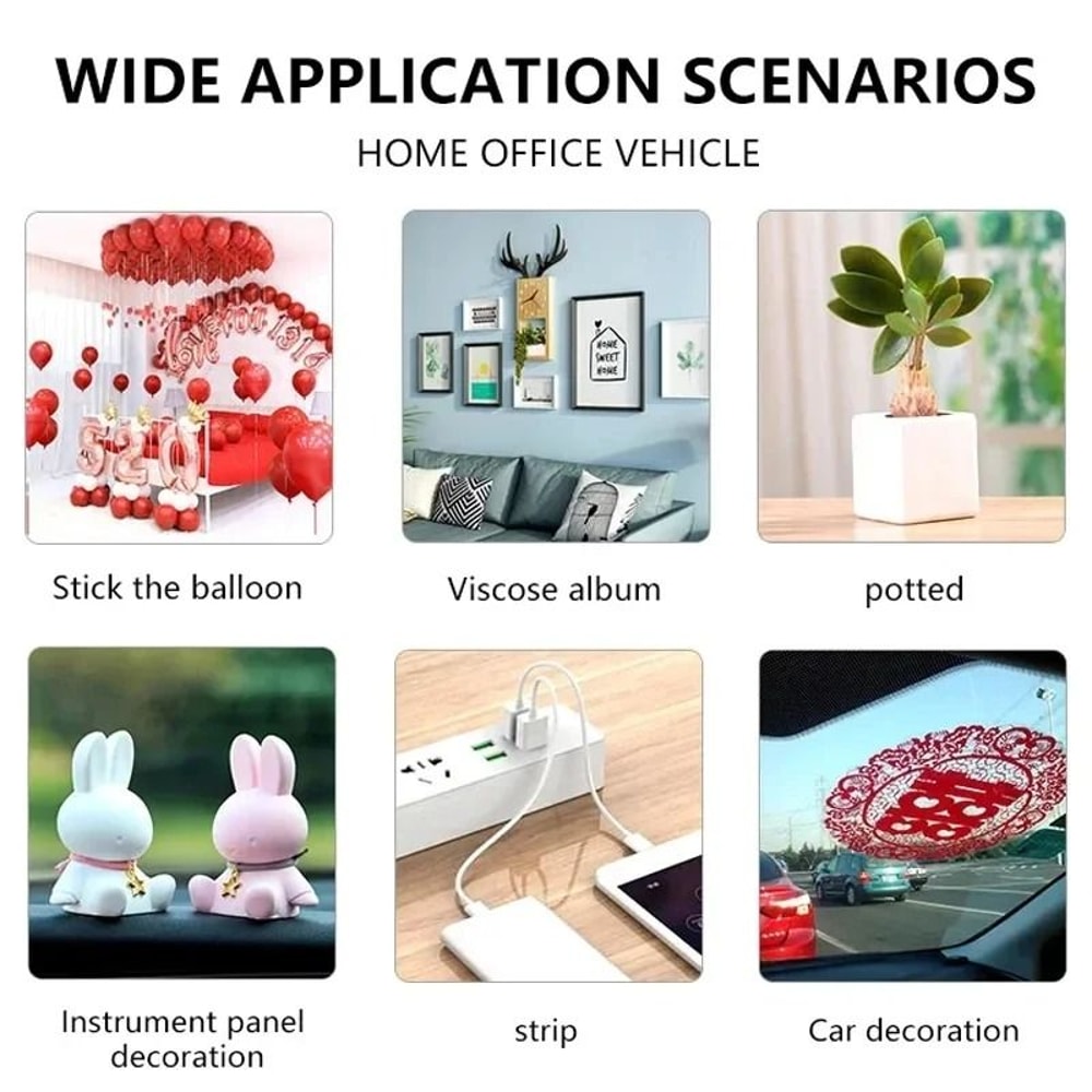 Double Sided Adhesive Tape Dots Strong Acrylic Fastener Pads 5