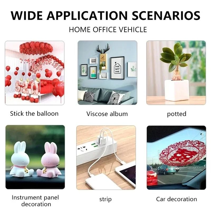 Double Sided Adhesive Tape Dots Strong Acrylic Fastener Pads 5