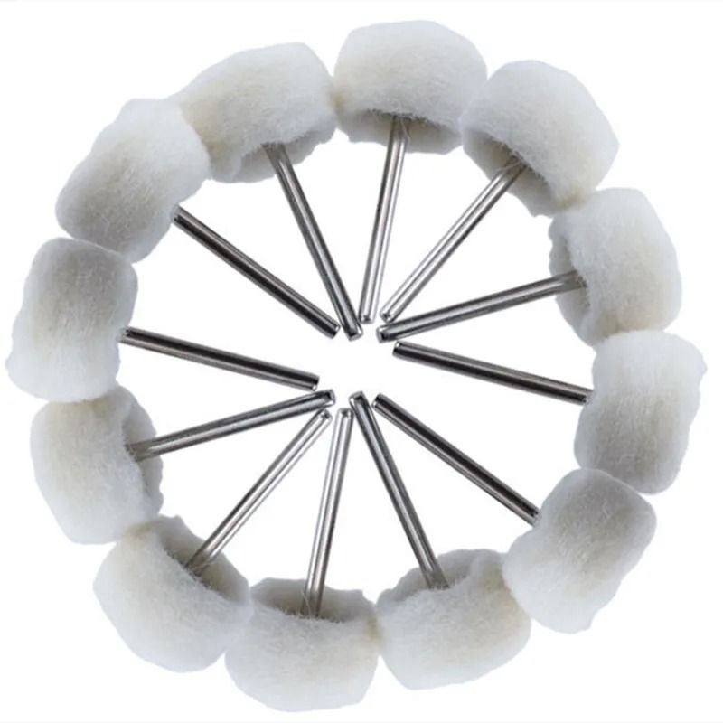 Mini Felt Polishing Wheel Set For Rotary Tools 10 Pieces 2