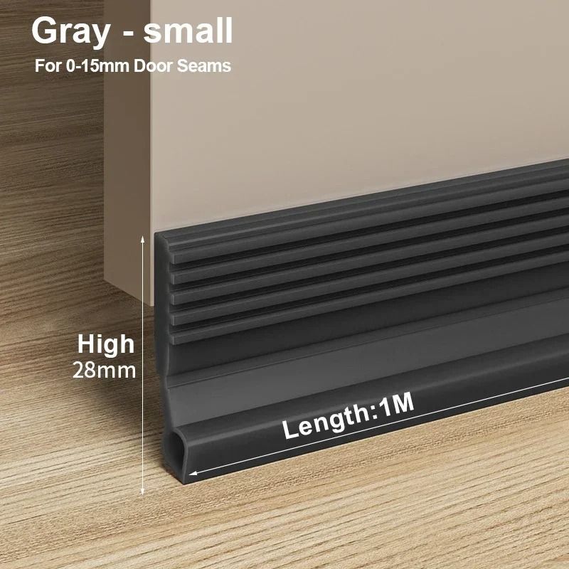 Door Bottom Sealing Strip Windproof Dust Stopper Noise Reducer 11