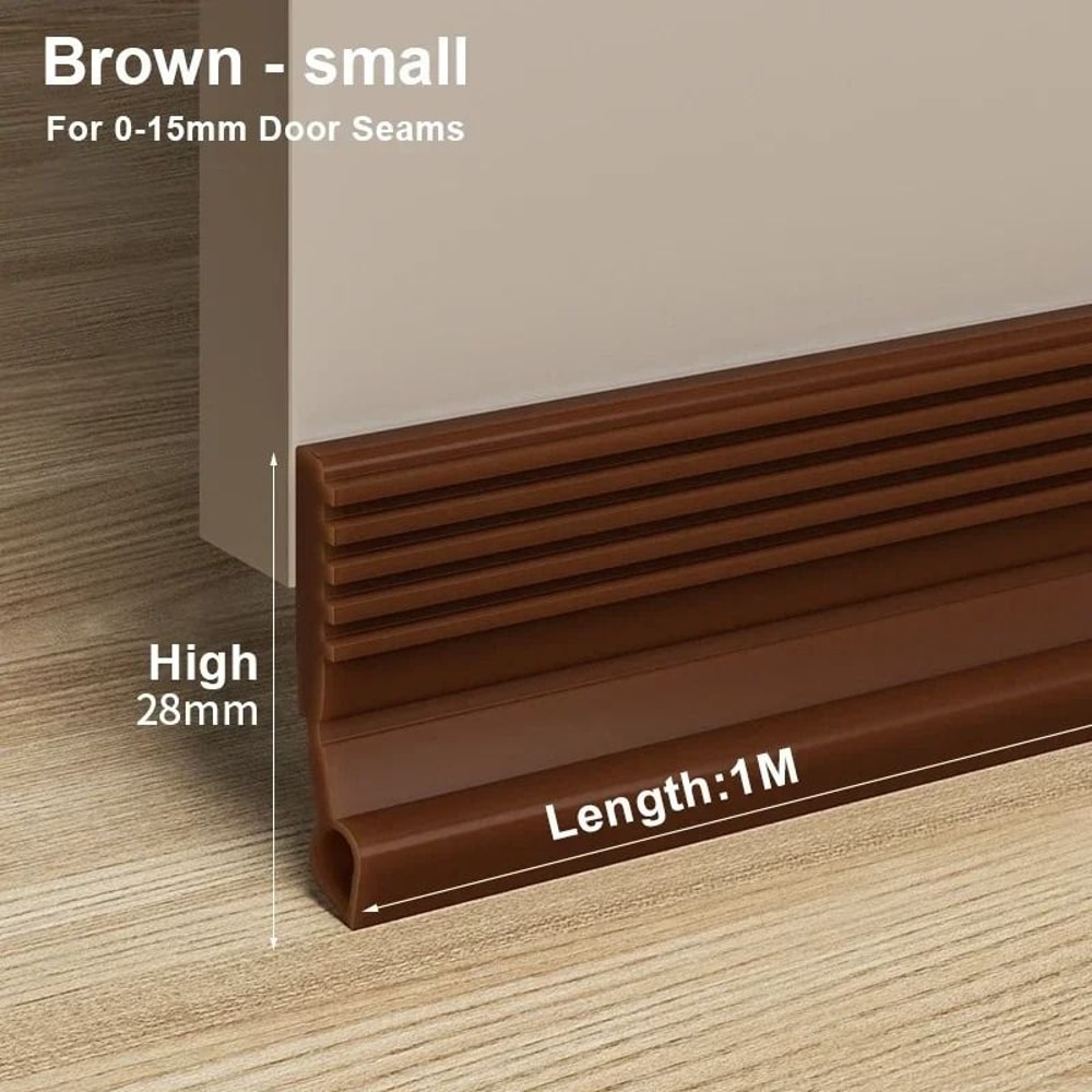 Door Bottom Sealing Strip Windproof Dust Stopper Noise Reducer 6