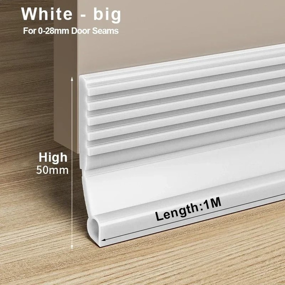 Door Bottom Sealing Strip Windproof Dust Stopper Noise Reducer 7