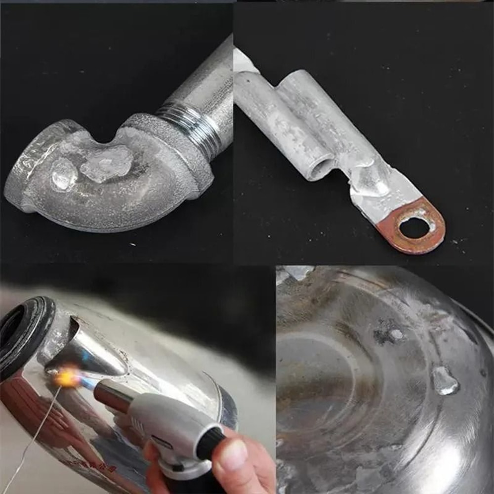 Low Temperature Aluminum Welding Rods Flux Core Soldering Wire Set 1