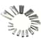 Caulking Finisher Tool Set Silicone Sealant Nozzle Kit 14 Pieces 4
