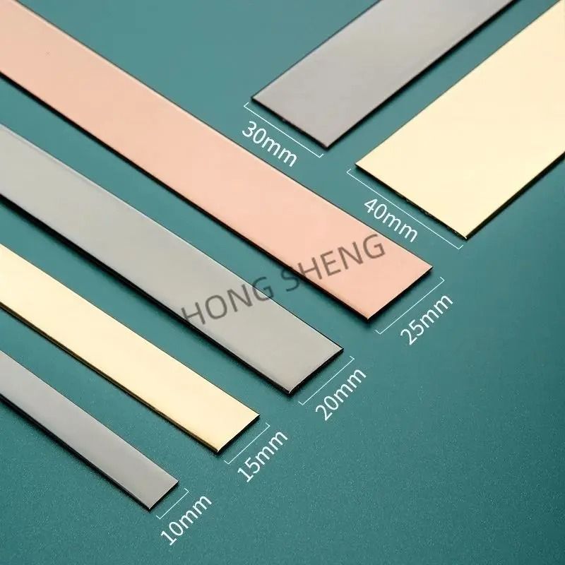Mirror Finish Wall Edge Trim Strip Stainless Steel Decorative Line 5