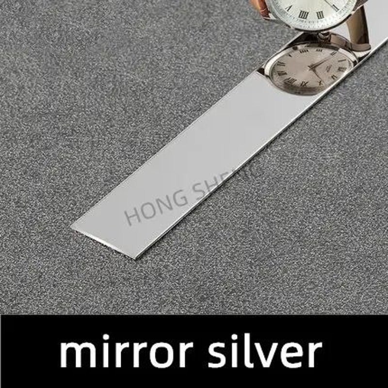 Mirror Finish Wall Edge Trim Strip Stainless Steel Decorative Line 8