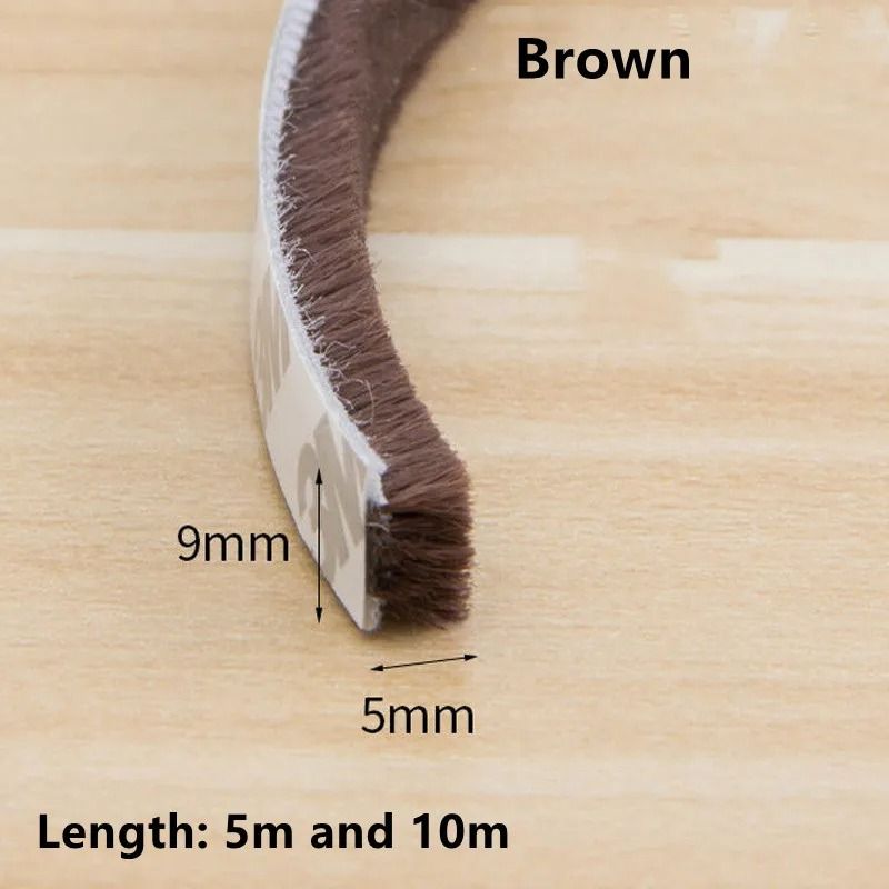 Windproof Door Window Sealing Strip Sound Insulation Weather Tape 8