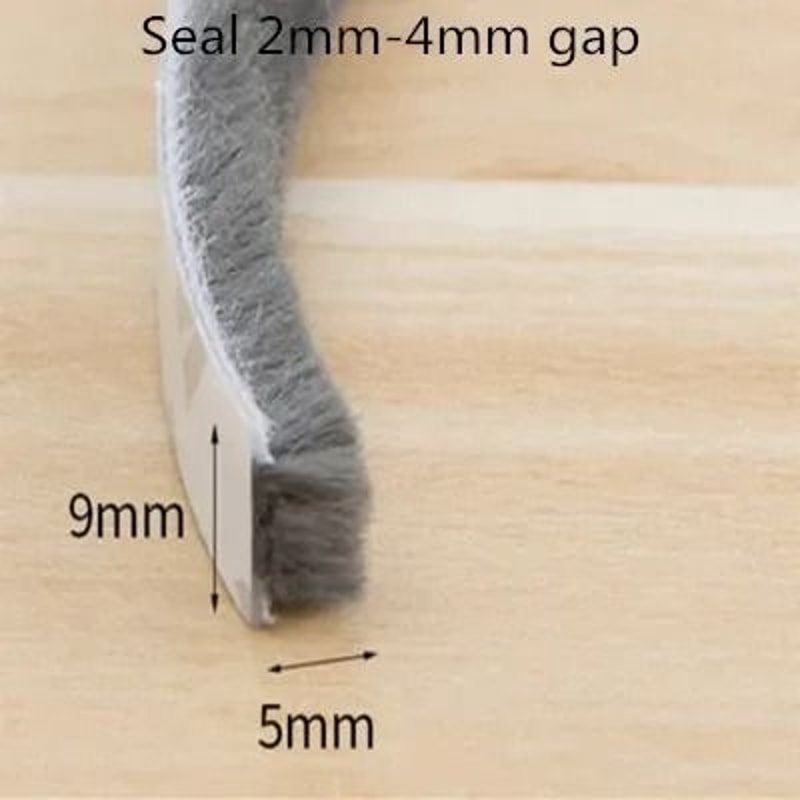 Windproof Door Window Sealing Strip Sound Insulation Weather Tape 21