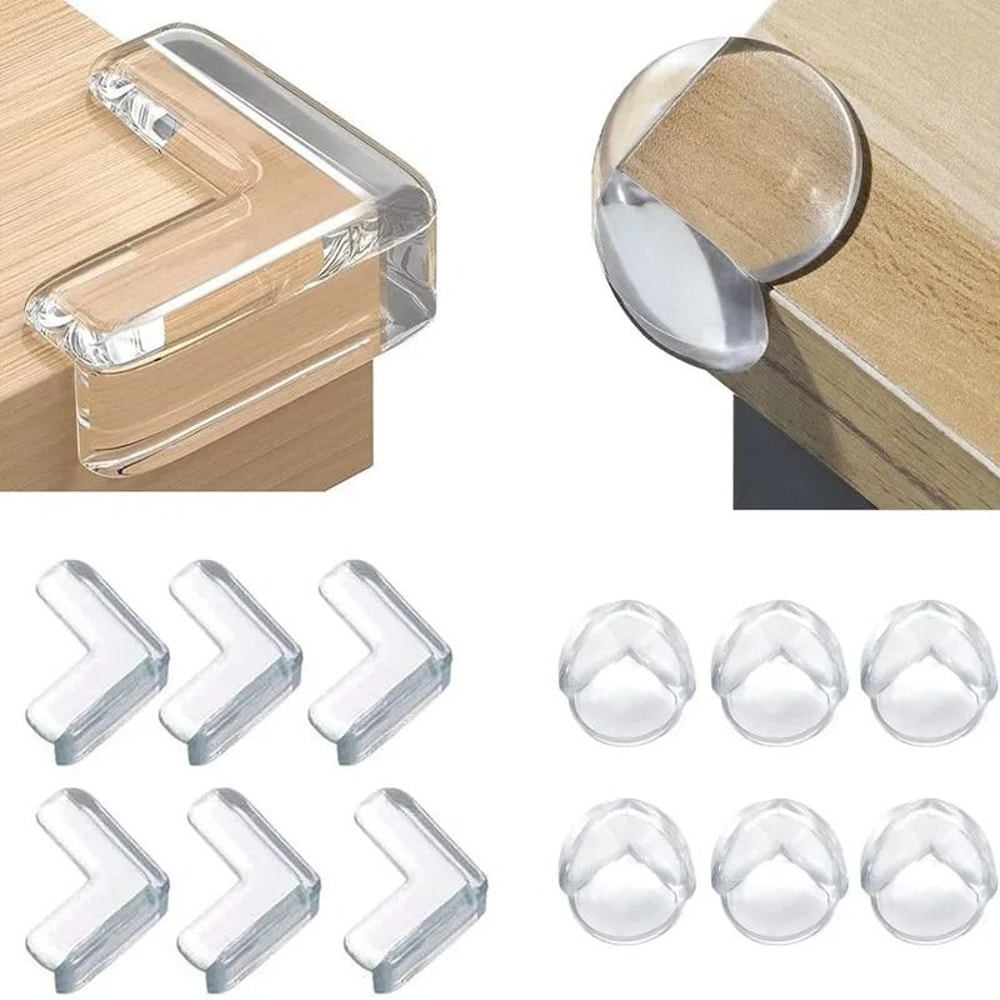 Clear Table Corner Protectors Baby Safety Furniture Guards Set 0