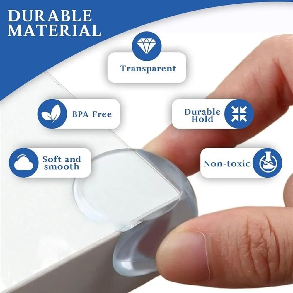 Clear Table Corner Protectors Baby Safety Furniture Guards Set 4