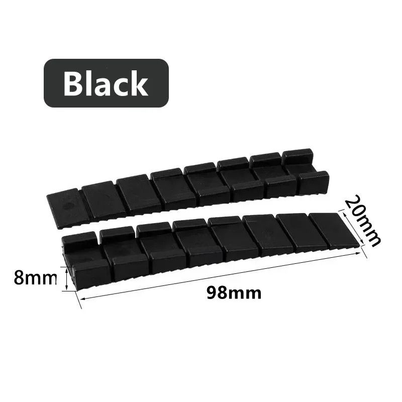 Flexible Plastic Shims Wedges Furniture Leveling Pads Set 11