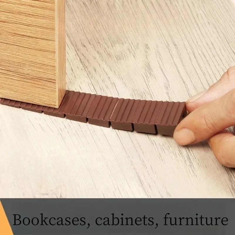 Flexible Plastic Shims Wedges Furniture Leveling Pads Set 1