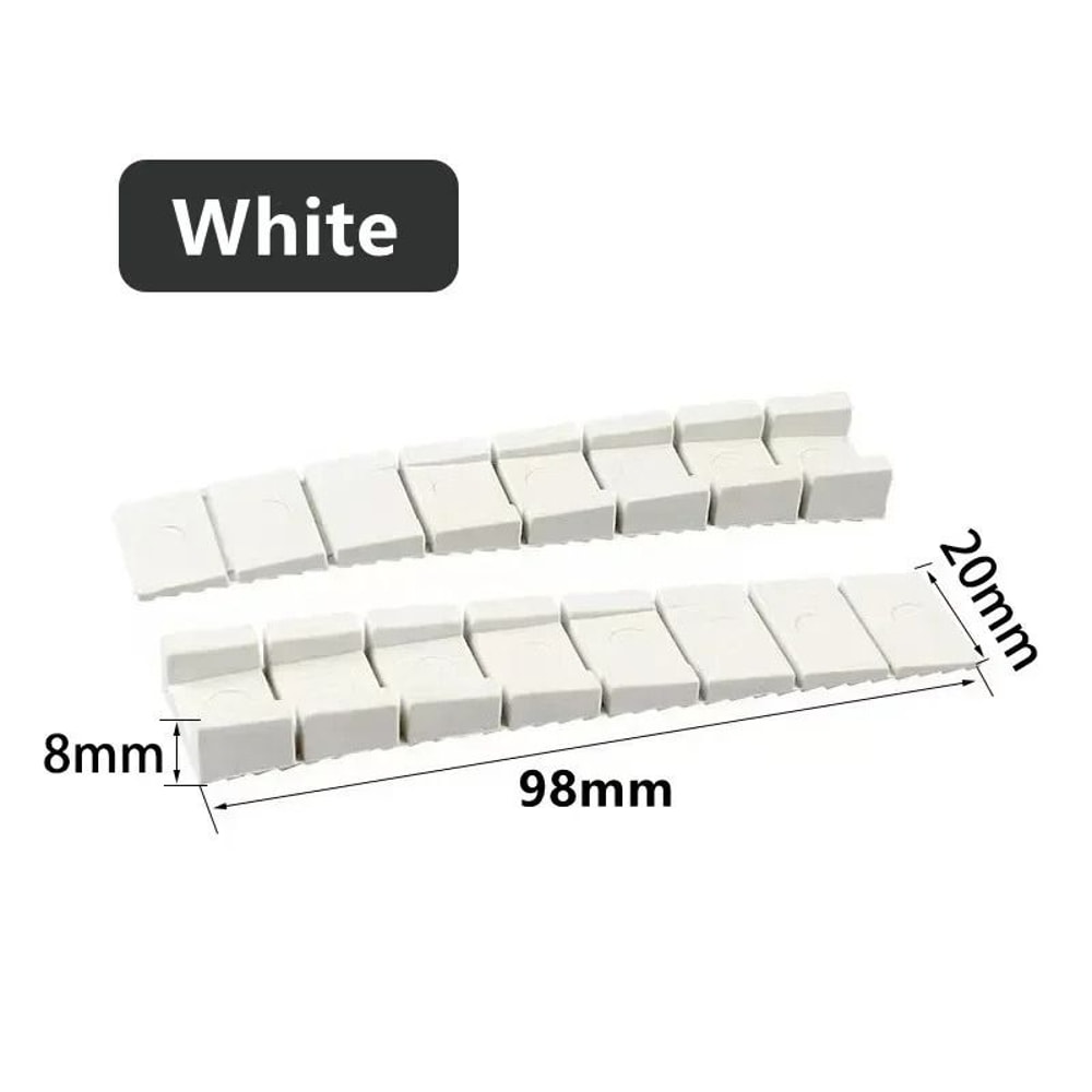 Flexible Plastic Shims Wedges Furniture Leveling Pads Set 7