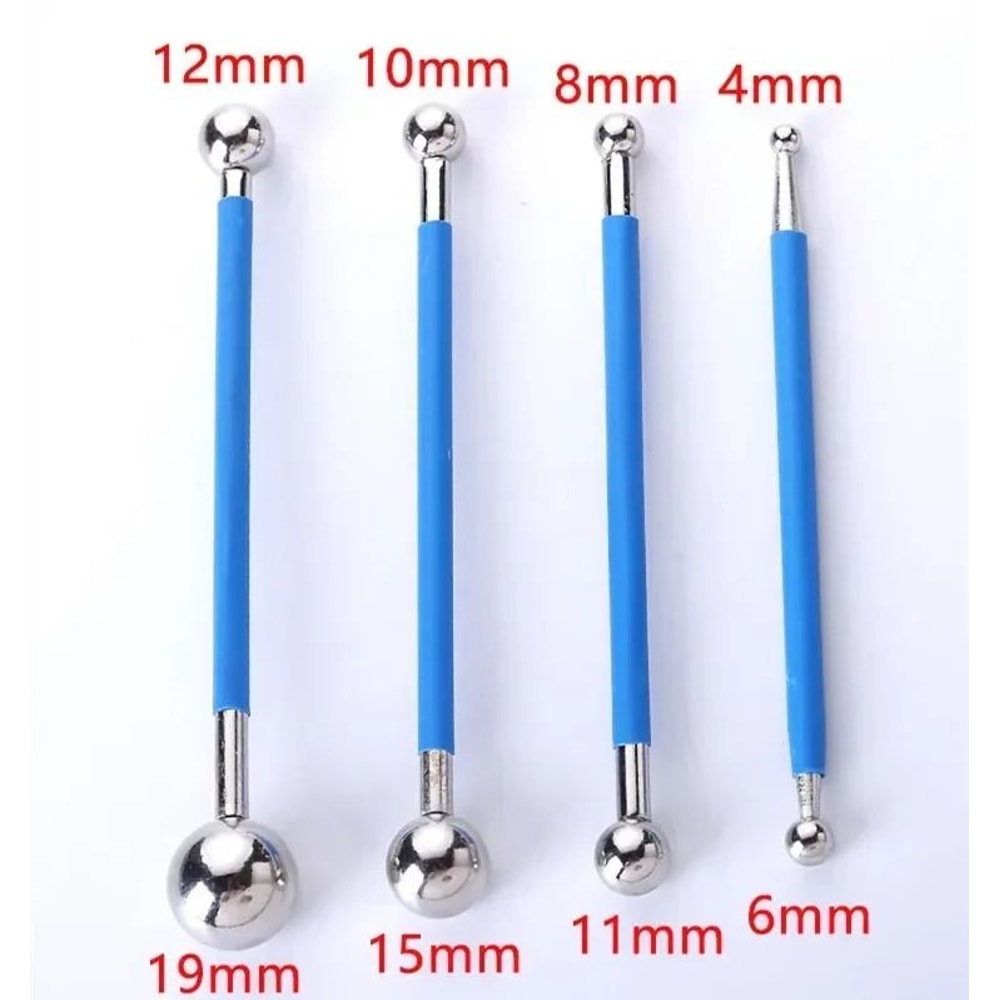 Professional Tile Grout Repair Tool Double Ball Modelling Stick Set 6