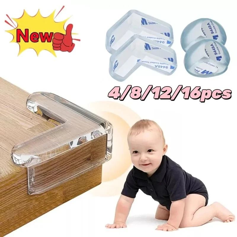 Baby Safety Silicone Table Corner Protectors Furniture Edge Guards 0