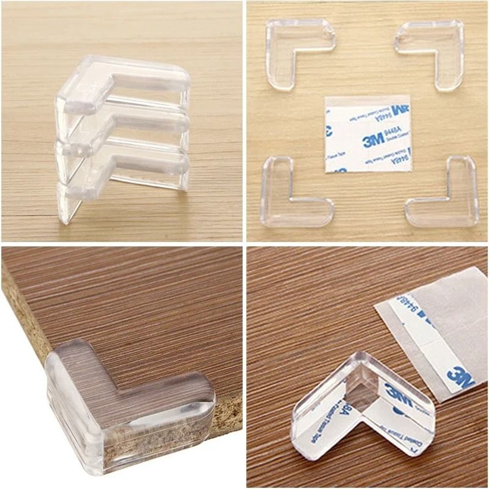 Baby Safety Silicone Table Corner Protectors Furniture Edge Guards 3