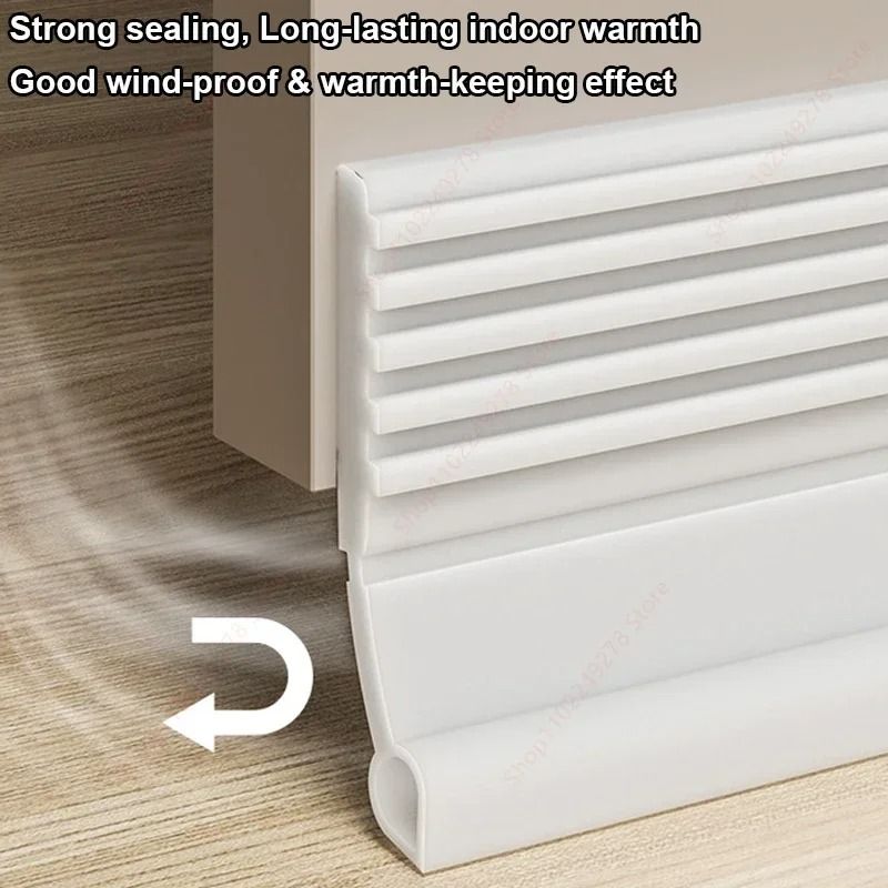 Door Bottom Sealing Strip Windproof Dust Noise Insulator 0