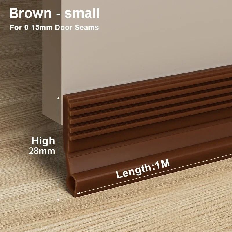 Door Bottom Sealing Strip Windproof Dust Noise Insulator 6