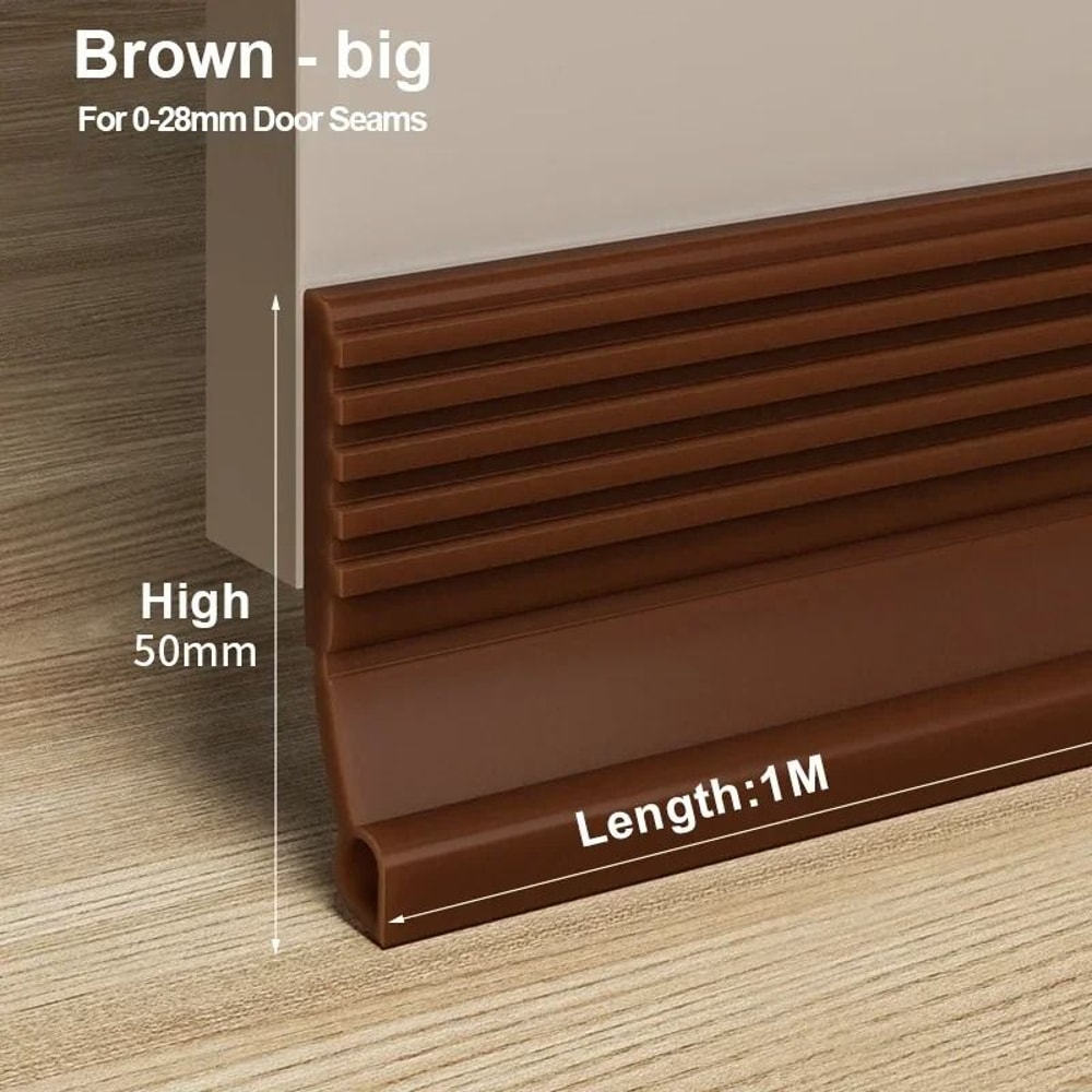 Door Bottom Sealing Strip Windproof Dust Noise Insulator 9