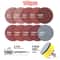 DIY Flocking Sanding Discs Pad Kit For Rotary Tools 9