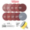 DIY Flocking Sanding Discs Pad Kit For Rotary Tools 9