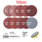DIY Flocking Sanding Discs Pad Kit For Rotary Tools 10