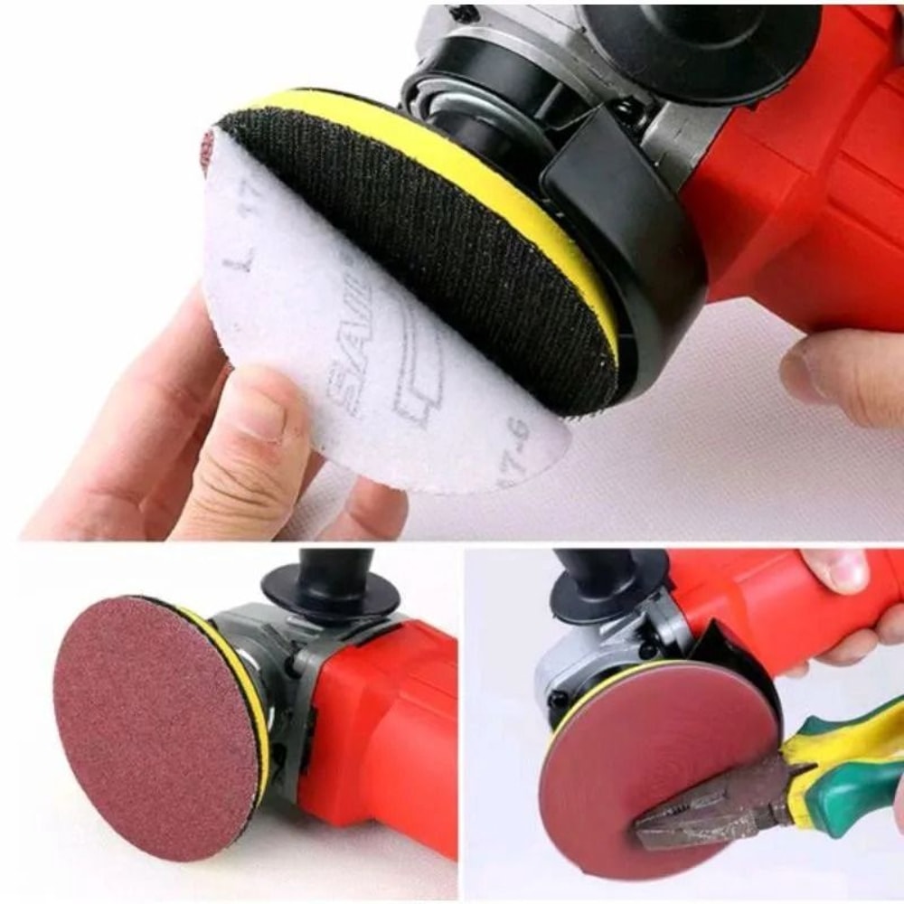 DIY Flocking Sanding Discs Pad Kit For Rotary Tools 2