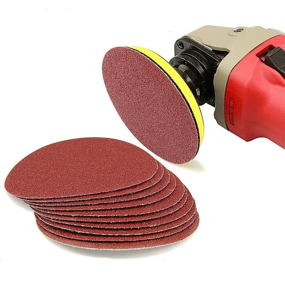DIY Flocking Sanding Discs Pad Kit For Rotary Tools 4