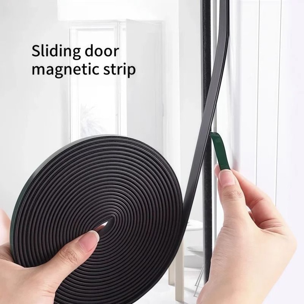 Magnetic Door Sealing Strip Self Adhesive Dustproof Waterproof Tape 0