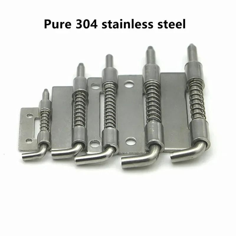 Stainless Steel Spring Loaded Barrel Bolt Door Latch 3