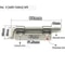 Stainless Steel Spring Loaded Barrel Bolt Door Latch 9