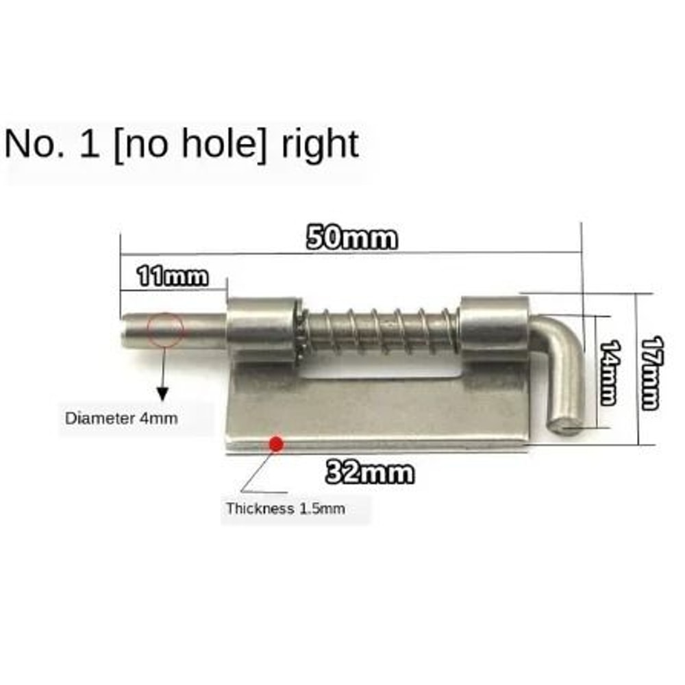 Stainless Steel Spring Loaded Barrel Bolt Door Latch 13