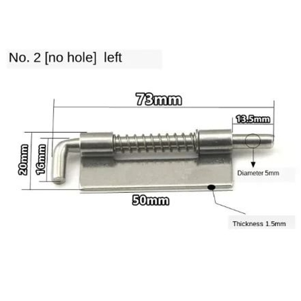 Stainless Steel Spring Loaded Barrel Bolt Door Latch 15