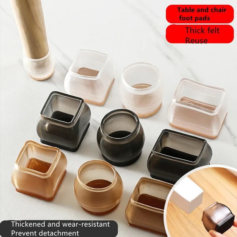 Silicone Chair Leg Caps Non Slip Furniture Floor Protectors 0