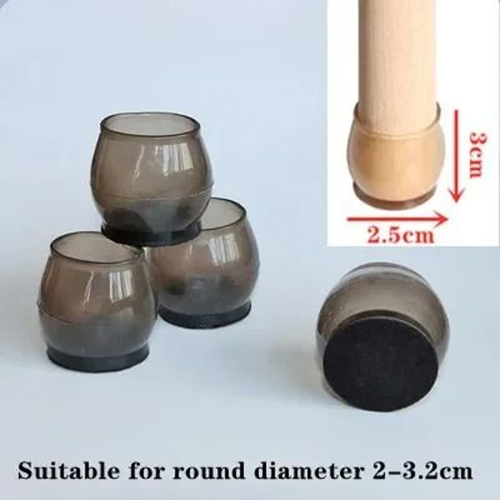 Silicone Chair Leg Caps Non Slip Furniture Floor Protectors 10