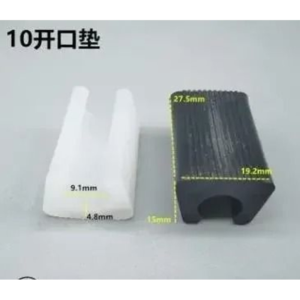 U Shaped Chair Leg Pads Plastic Non Slip Floor Protectors Set 11