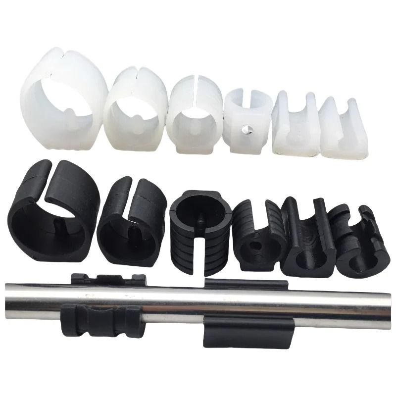 U Shaped Chair Leg Pads Plastic Non Slip Floor Protectors Set 5